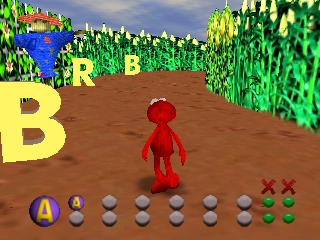 Elmo's Letter Adventure (USA) In game screenshot